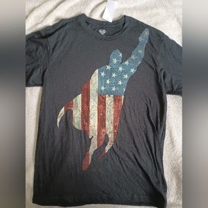 Patriotic Superman T-shirt men's L